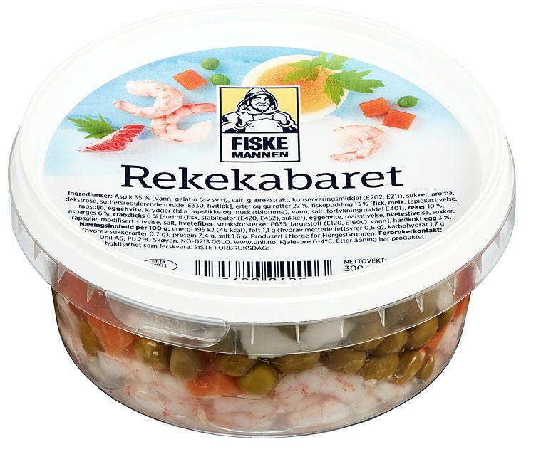 Rekecabaret 300g Fiskemannen