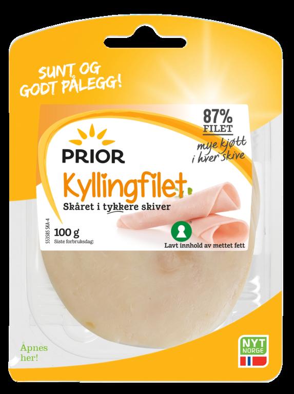 Prior Kyllingfilet Naturell Pålegg 100 g