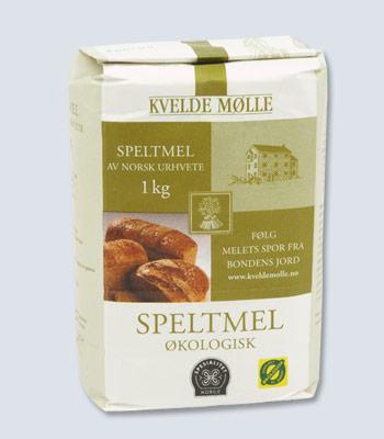 Speltmel Siktet Økologisk 1kg Kvelde Mølle