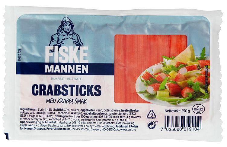 Crabsticks 250g Fiskemannen