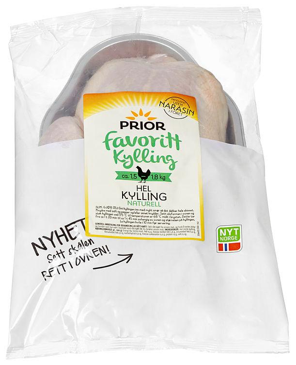 Kylling hel 1,5-1,8kg Favorittkylling