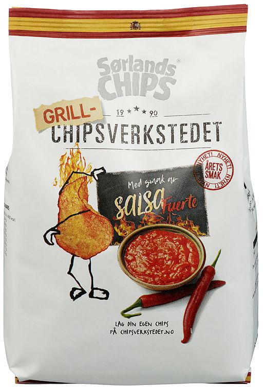 Chipsverkstedet Salsa 150g Sørlandschips