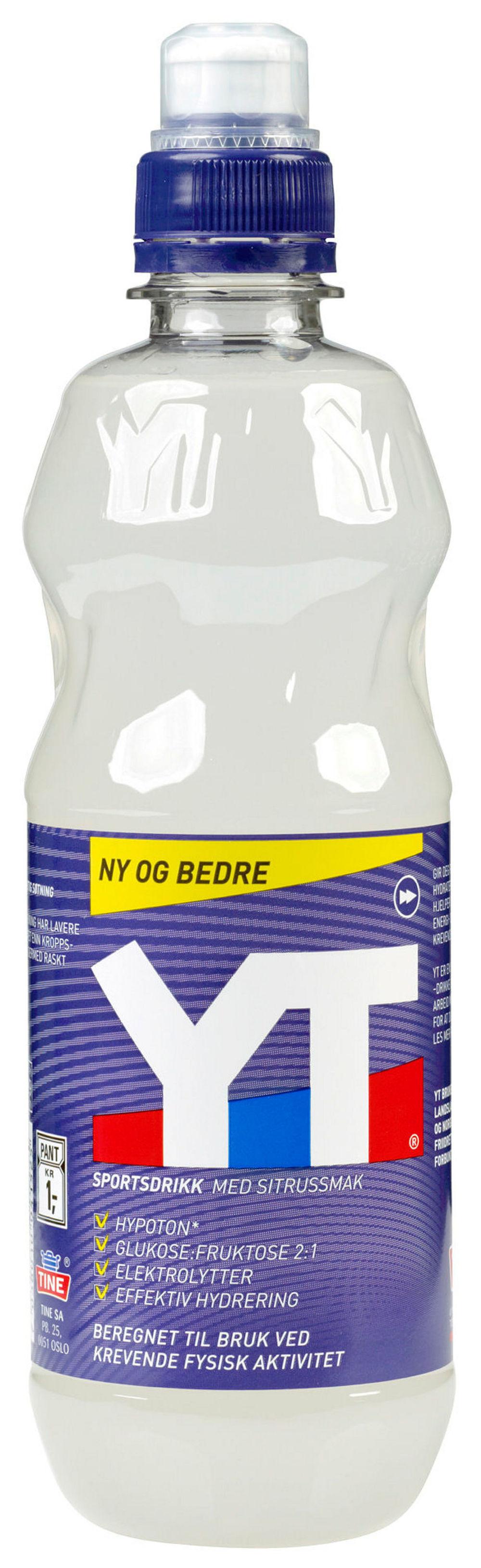 YT Sportsdrikk Sitrus, 0,5 l