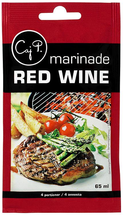 Marinade Rødvin 65ml Caj P