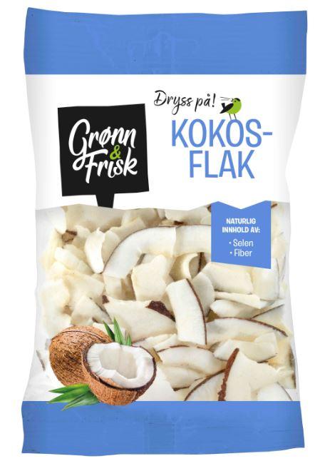 Kokosflak 80g Tørket Grønn&amp;Frisk