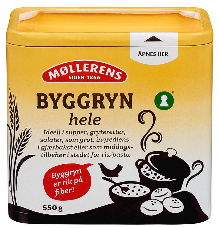 Byggryn Hele 550g boks Møllerens