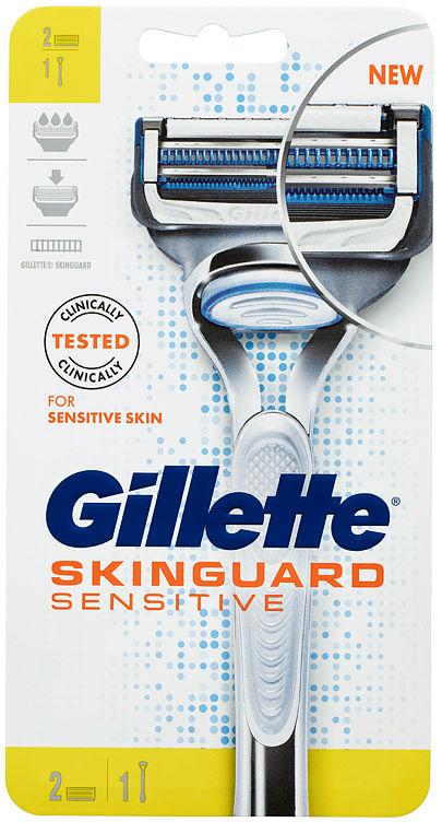 Barberhøvel Skinguard Sensitive 2up Gillette