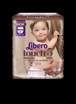 Libero Touch Pant Str.5 18stk