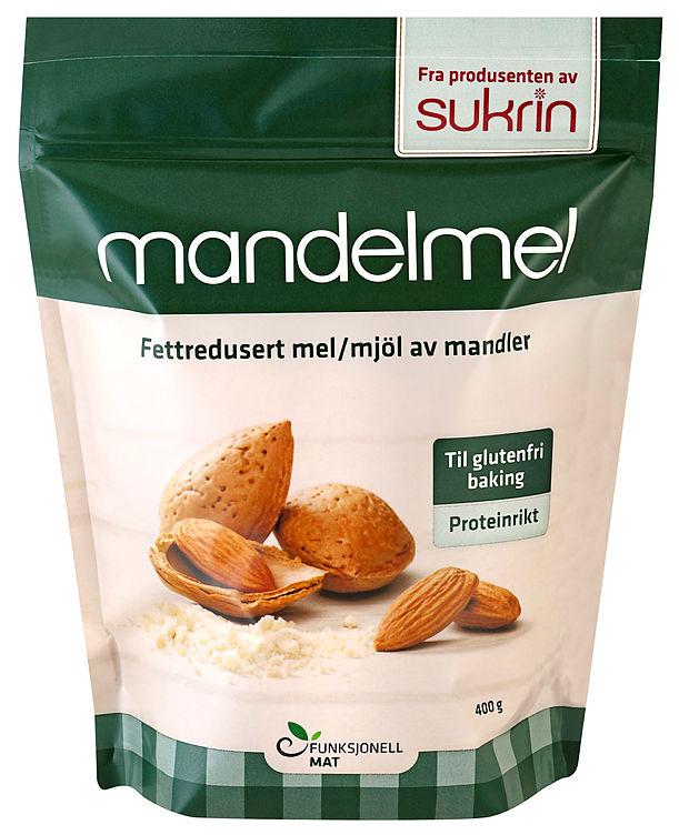 Mandelmel Fettredusert Naturlig 400g