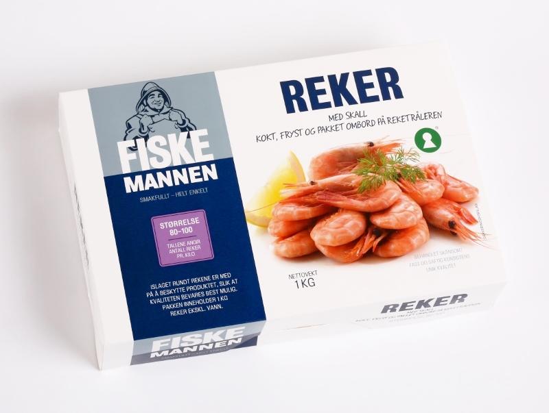 Reker Frosne 80/100 1kg Fiskemannen