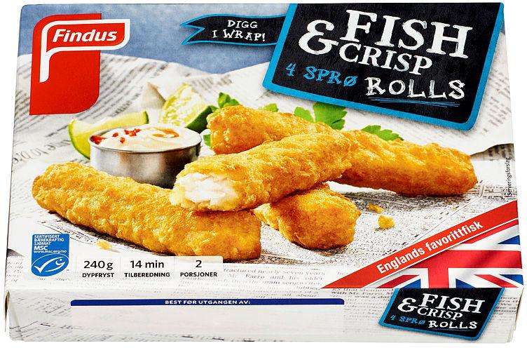 Fish &amp; Crisp Rolls 240g Findus