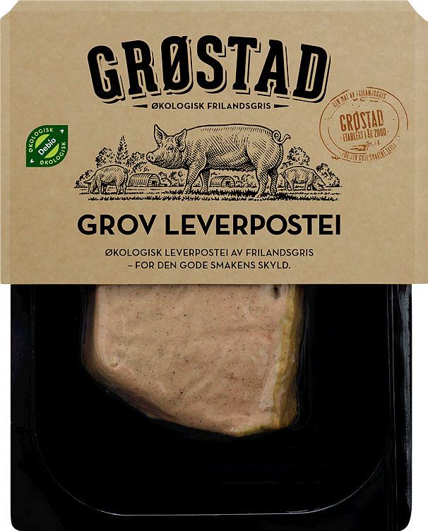 Leverpostei Økologisk 230g Grøstad