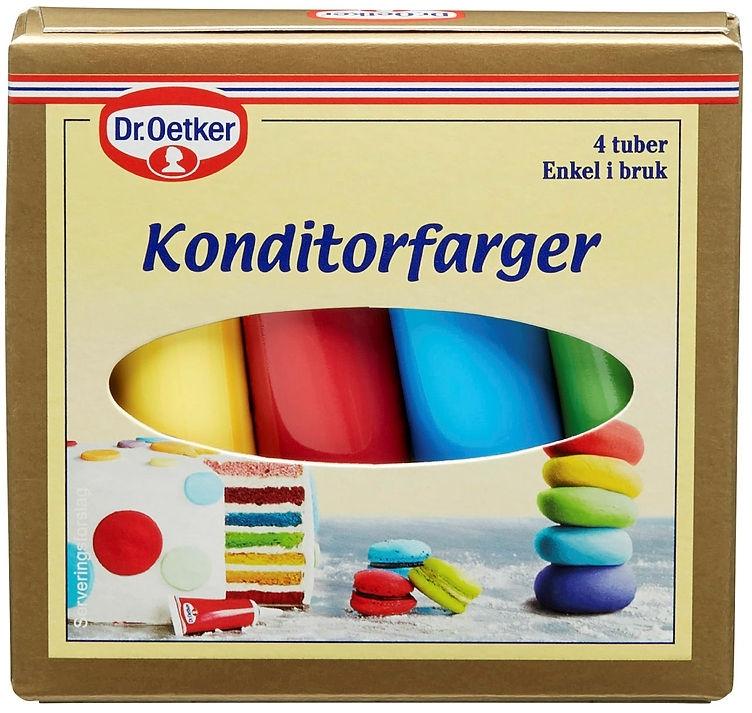 Dr.Oetker Konditorfarger 4x10 g