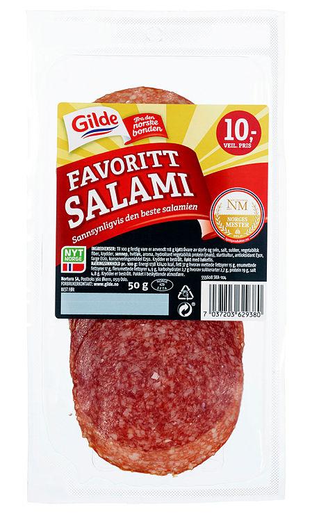 Favorittsalami 50g Gilde