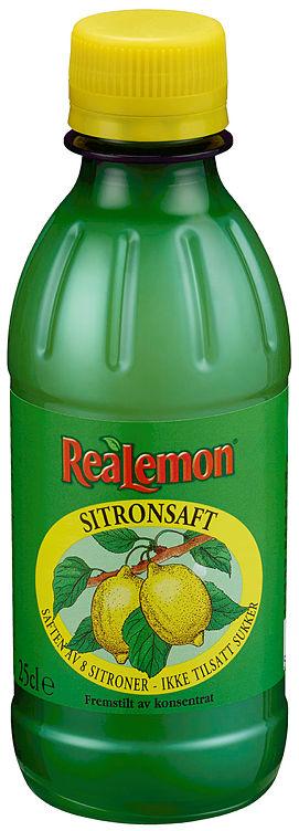 Sitronsaft 250ml Realemon