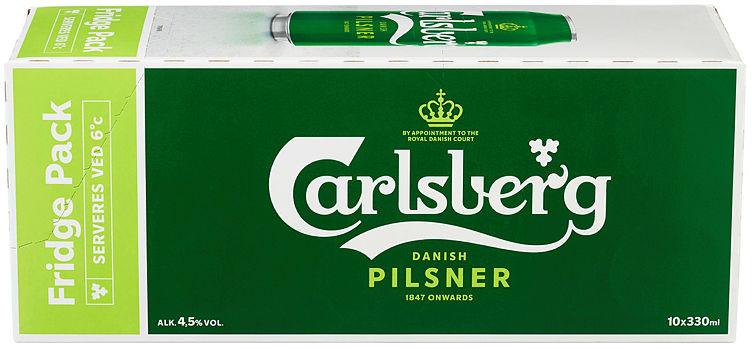 Carlsberg Pilsner 0,33lx10 boks