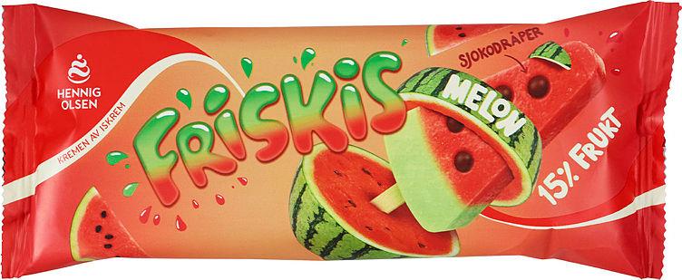 Friskis Fruktis Melon 77ml Hennig-Olsen Is