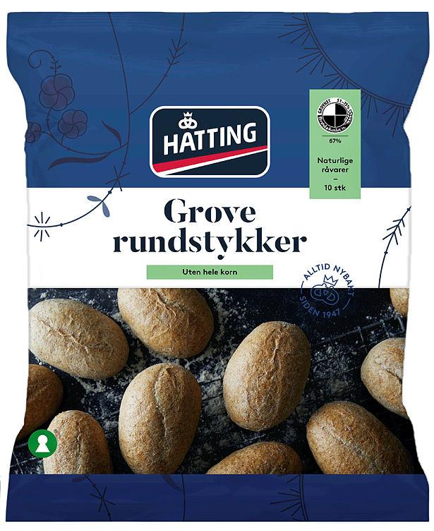 Grove Rundstykker 600g Hatting