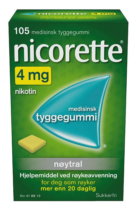 Nicorette Classic 4mg 105stk