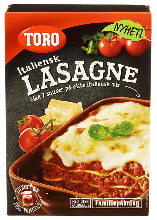 Lasagne Italiensk 342g Toro